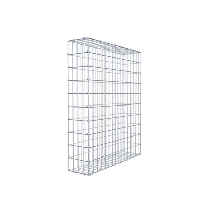 Gabion 100 cm x 80 cm x 20 cm (L x H x D), maskestørrelse 5 cm x 10 cm, C-ring