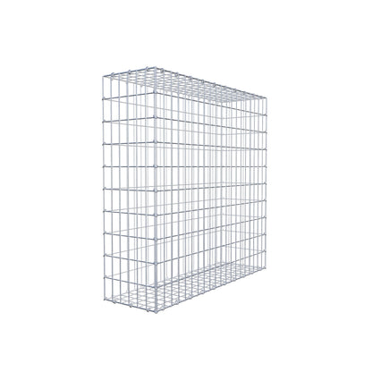 Gabion 100 cm x 100 cm x 30 cm (L x H x D), maskestørrelse 5 cm x 10 cm, C-ring
