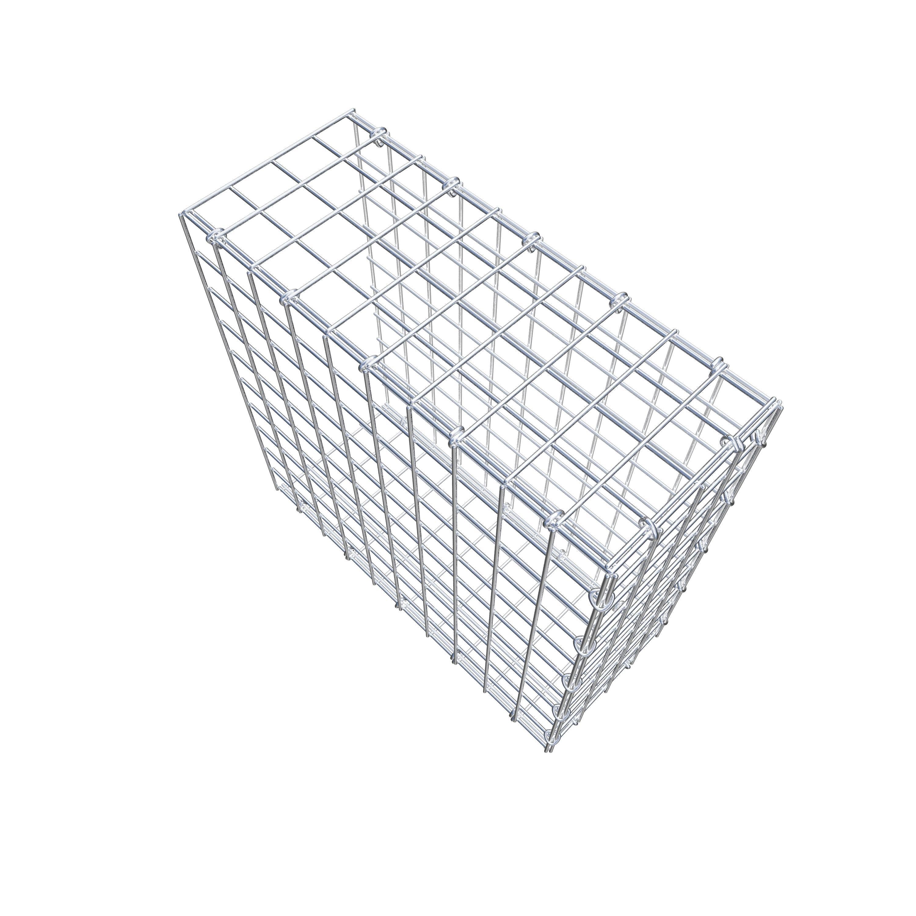 Gabião Tipo 2 50 cm x 50 cm x 20 cm (C x A x P), malhagem 5 cm x 5 cm, anel C