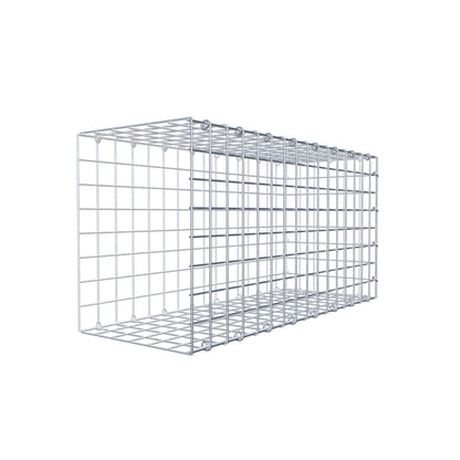 Monteret gabion type 2 80 cm x 40 cm x 30 cm (L x H x D), maskestørrelse 5 cm x 5 cm, C-ring