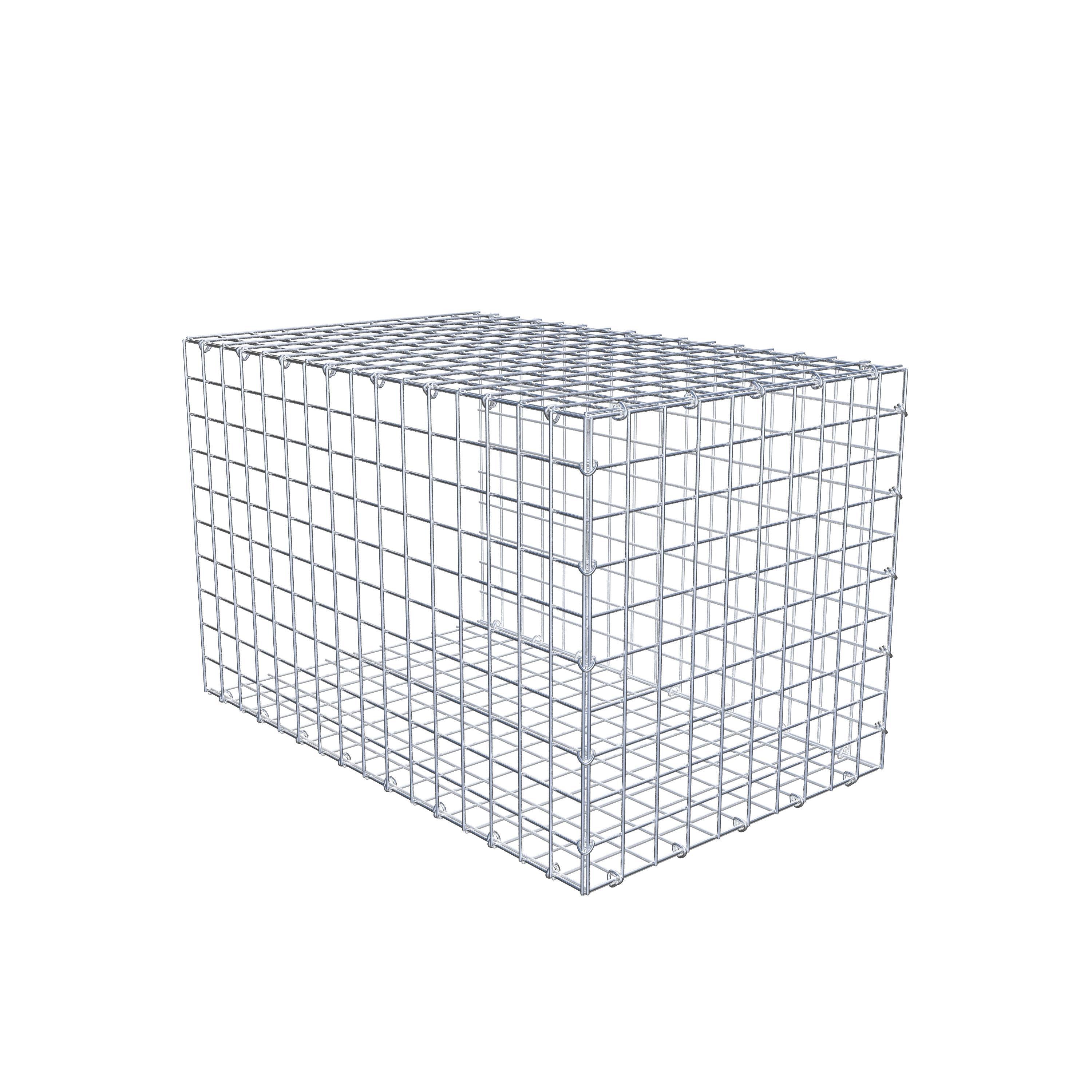 Opzetpaal type 2 80 cm x 50 cm x 50 cm (L x H x D), maaswijdte 5 cm x 5 cm, C-ring