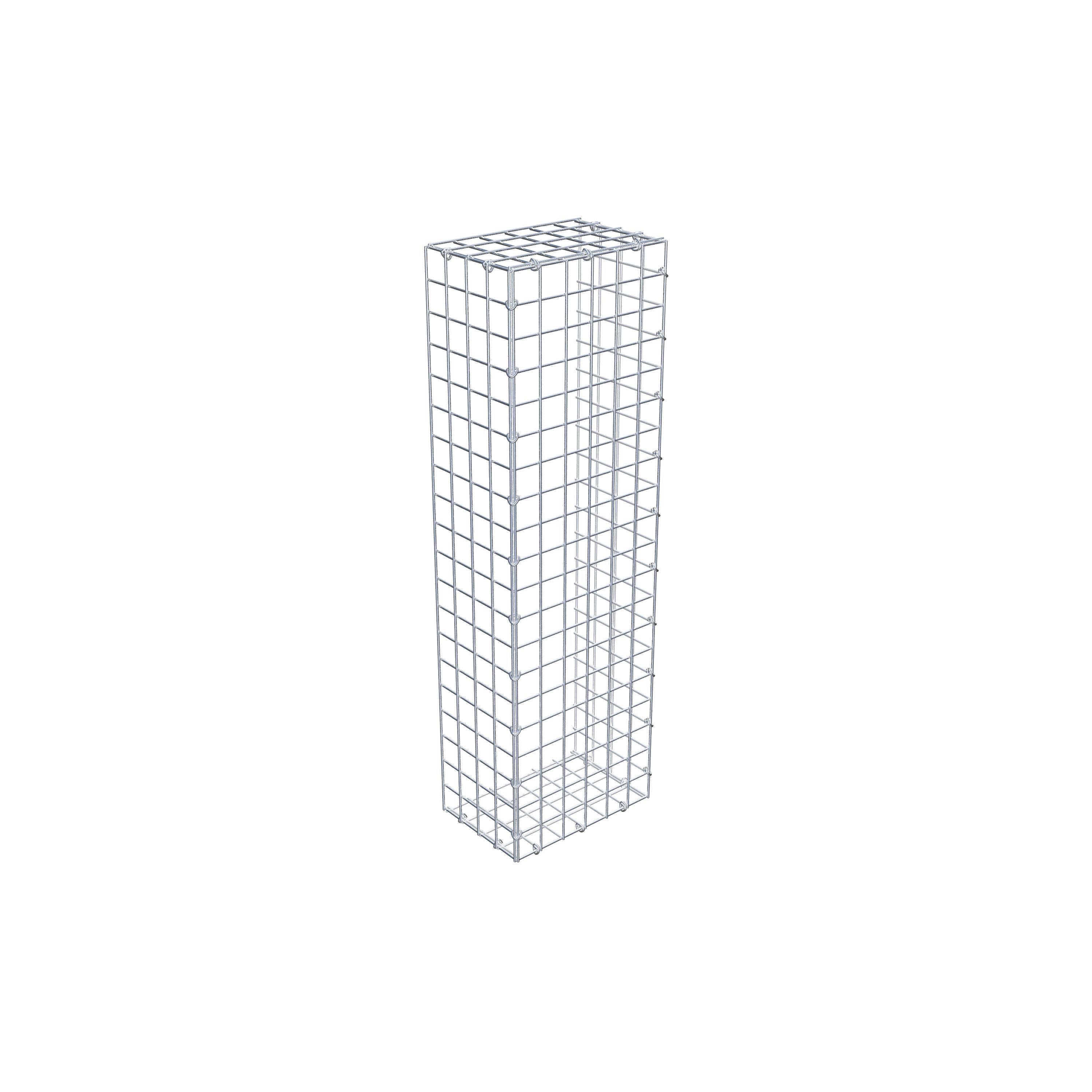 Add-on schanskorf type 2 100 cm x 20 cm x 30 cm (L x H x D), maaswijdte 5 cm x 5 cm, C-ring