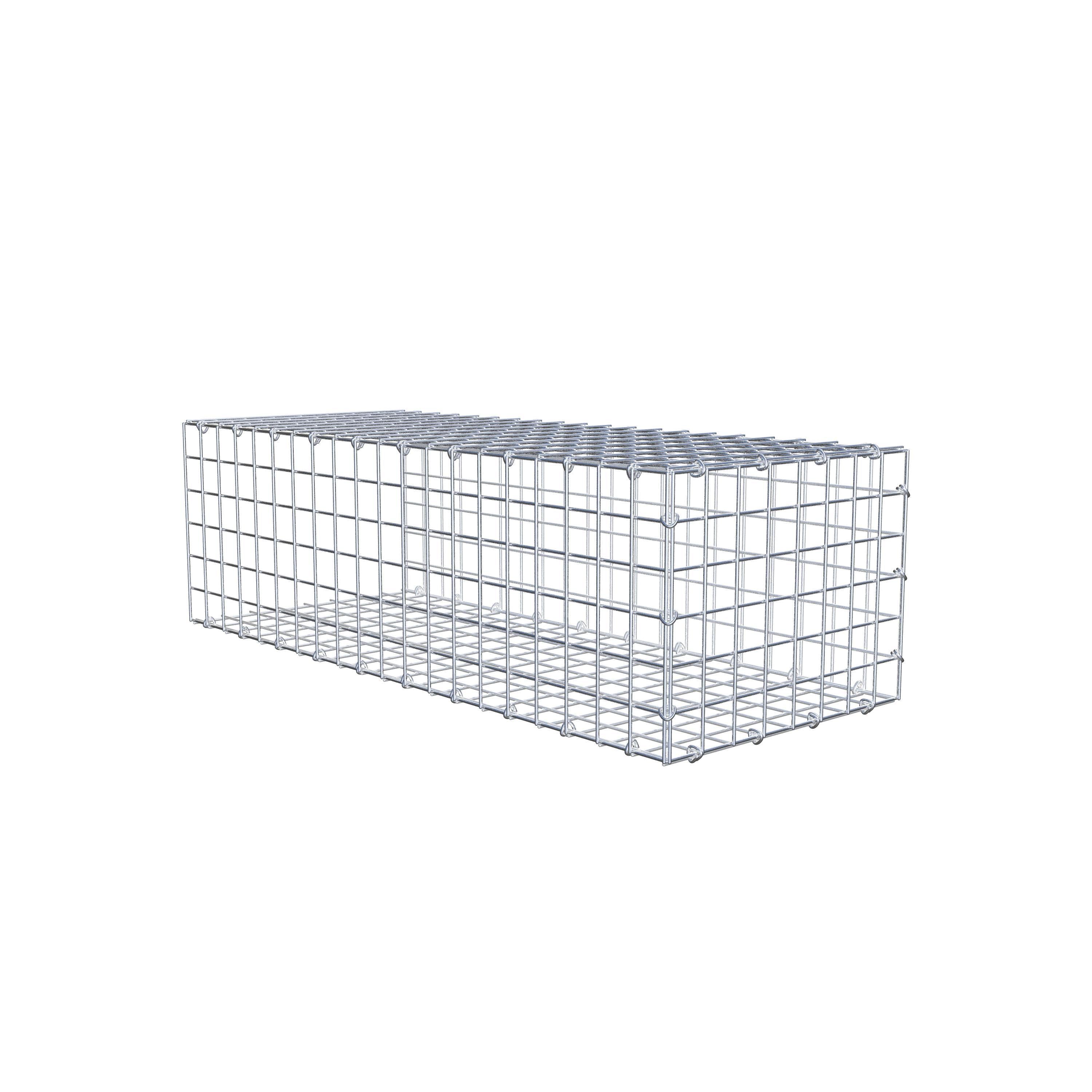 Anbaugabione Typ 2 100 cm x 30 cm x 40 cm (L x H x T), Maschenweite 5 cm x 5 cm, C-Ring