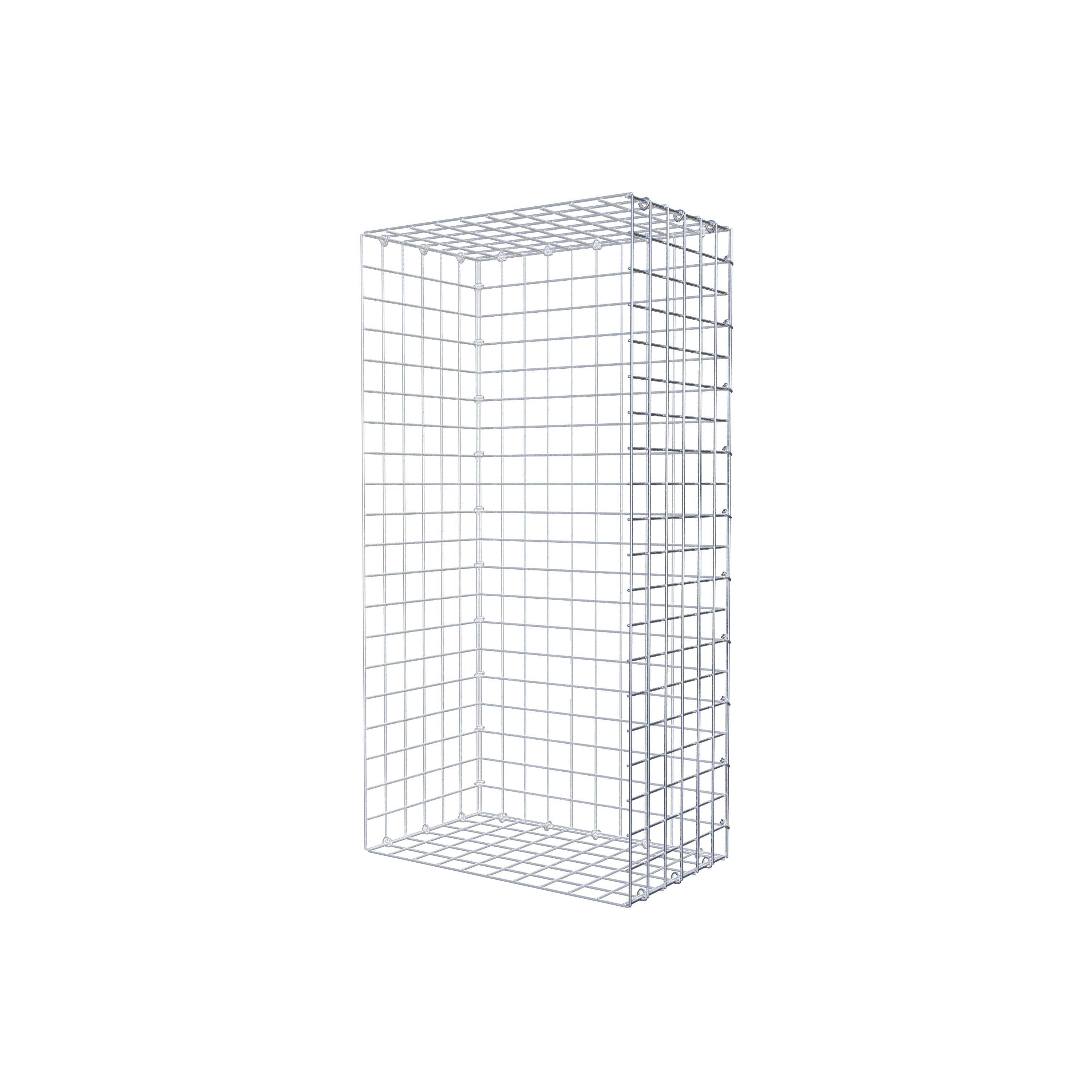 Gabião Tipo 2 100 cm x 30 cm x 50 cm (C x A x P), malhagem 5 cm x 5 cm, anel C