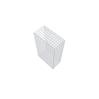Mounted gabion type 2 100 cm x 60 cm x 30 cm (L x H x D), mesh size 5 cm x 5 cm, C-ring