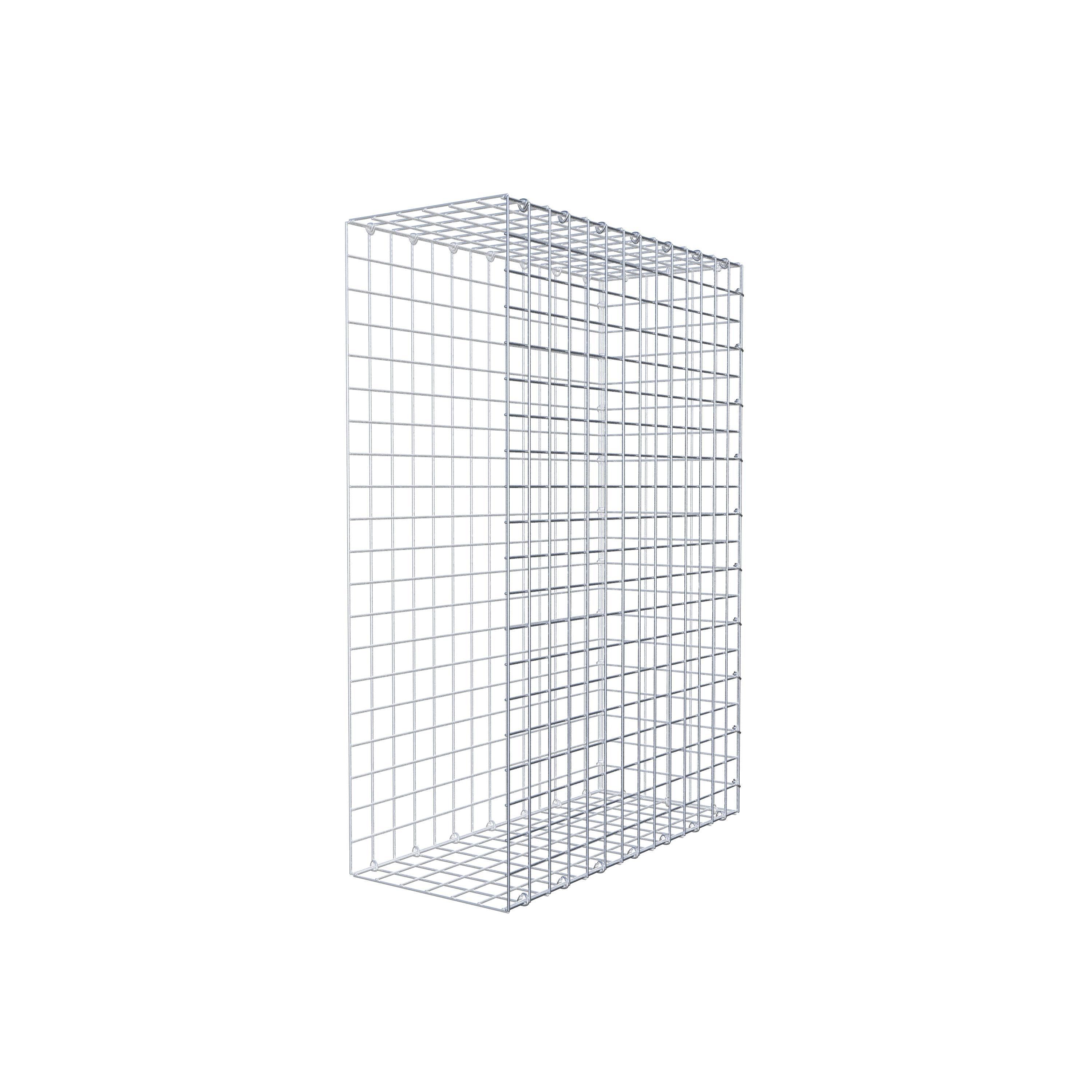 Anbaugabione Typ 2 100 cm x 70 cm x 30 cm (L x H x T), Maschenweite 5 cm x 5 cm, C-Ring