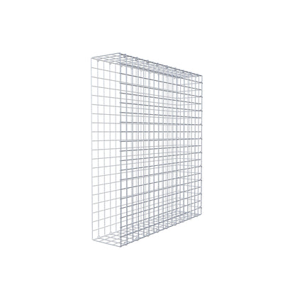 Typ 2 påbyggnadsgabion 100 cm x 90 cm x 20 cm (L x H x D), maskstorlek 5 cm x 5 cm, C-ring