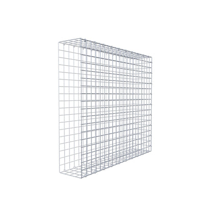 Typ 2 påbyggnadsgabion 100 cm x 90 cm x 20 cm (L x H x D), maskstorlek 5 cm x 5 cm, C-ring