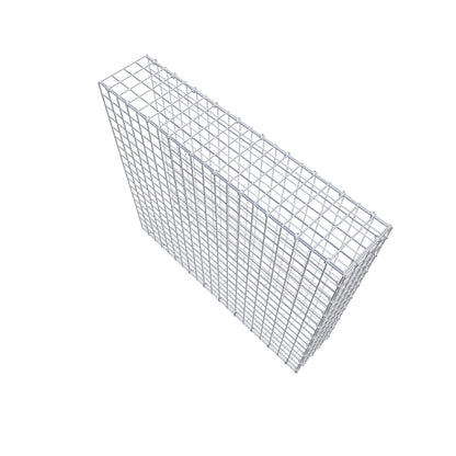 Typ 2 påbyggnadsgabion 100 cm x 90 cm x 20 cm (L x H x D), maskstorlek 5 cm x 5 cm, C-ring