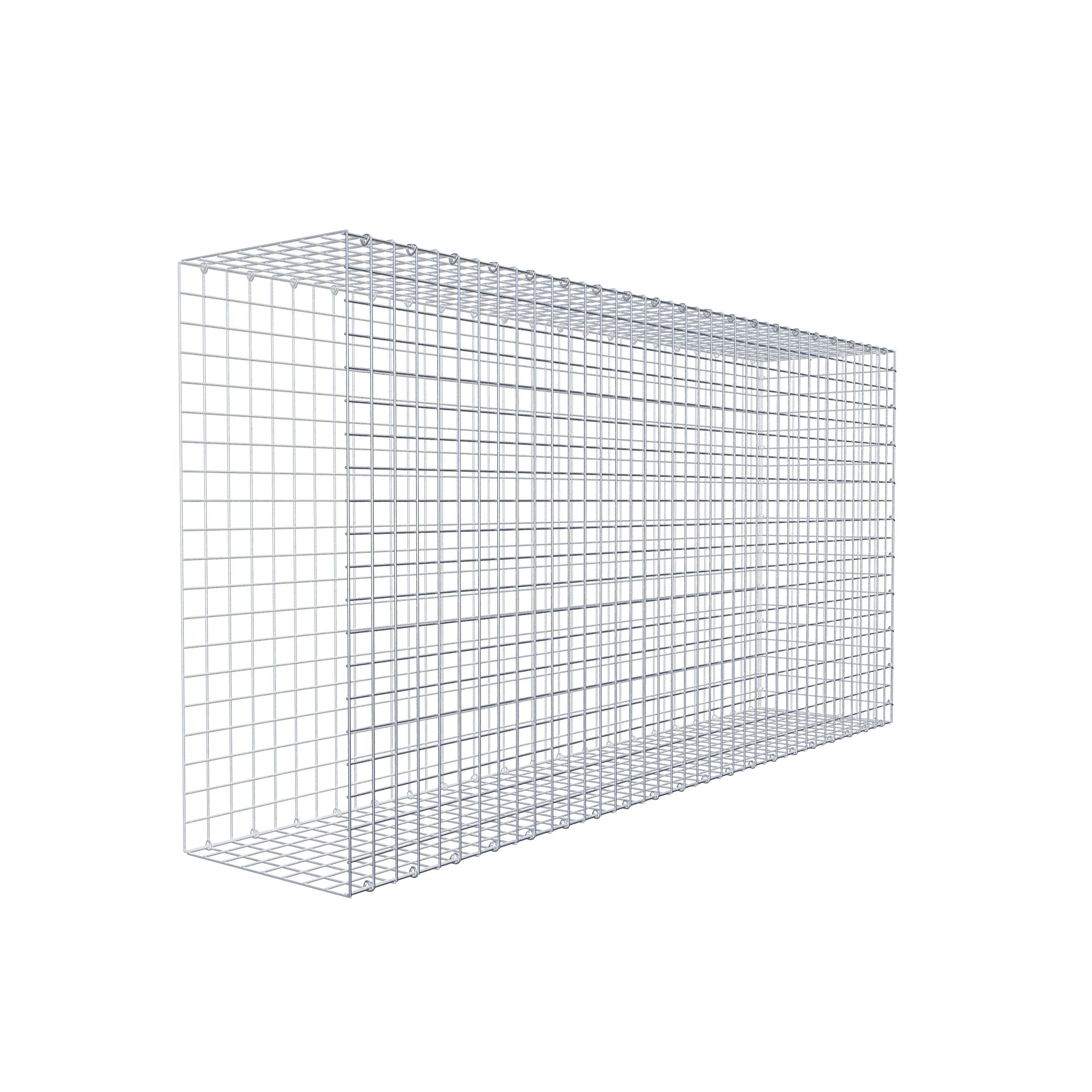 Mounted gabion type 2 200 cm x 100 cm x 40 cm (L x H x D), mesh size 5 cm x 5 cm, C-ring