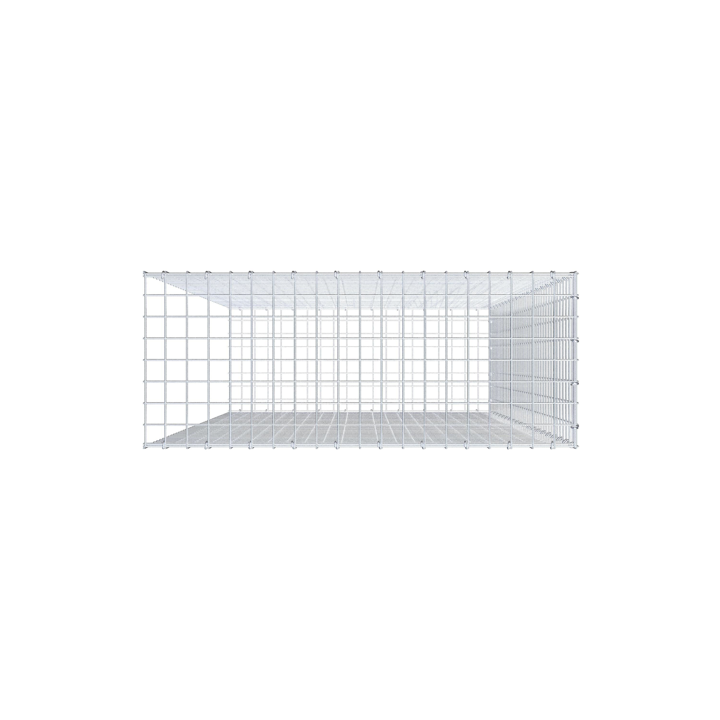 Pile aggiuntivo tipo 2 200 cm x 100 cm x 40 cm (L x H x P), maglia 5 cm x 5 cm, anello a C