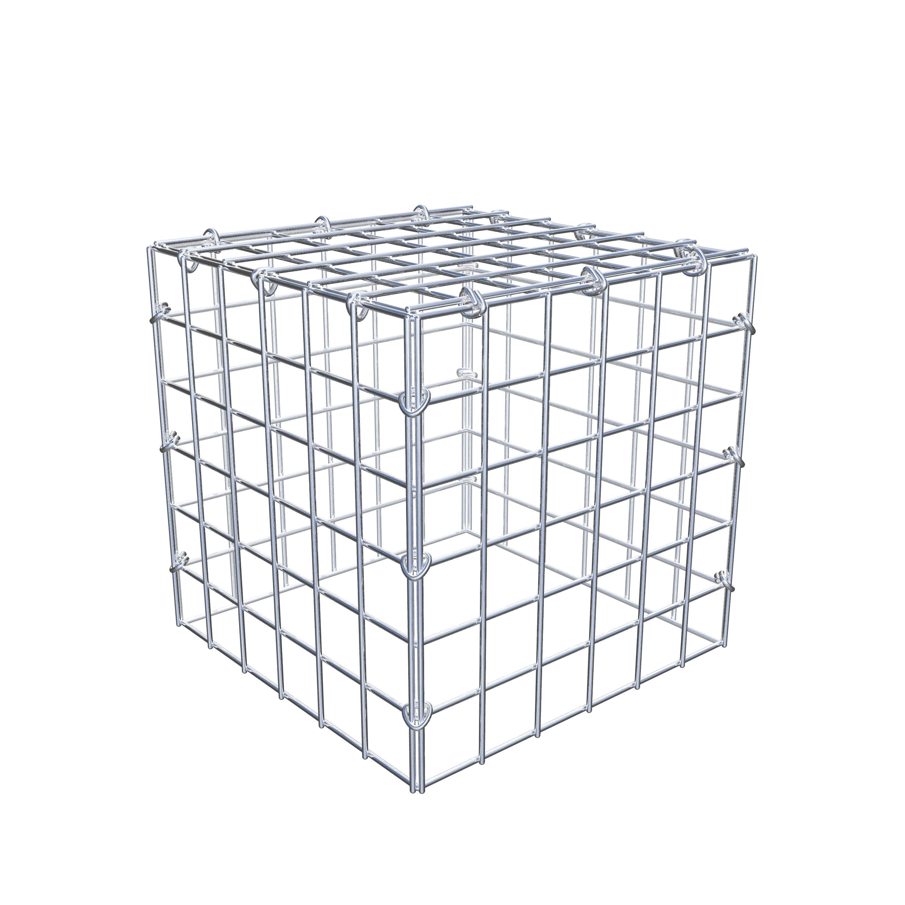 Monteret gabion type 3 30 cm x 30 cm x 30 cm (L x H x D), maskestørrelse 5 cm x 5 cm, C-ring