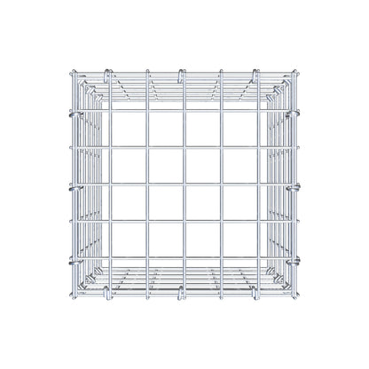 Anbaugabione Typ 3 30 cm x 30 cm x 30 cm (L x H x T), Maschenweite 5 cm x 5 cm, C-Ring