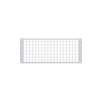 Mounted gabion type 3 100 cm x 30 cm x 40 cm (L x H x D), mesh size 5 cm x 5 cm, C-ring