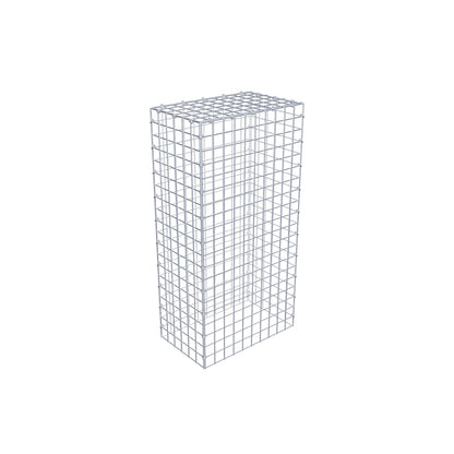 Monteret gabion type 3 100 cm x 30 cm x 50 cm (L x H x D), maskestørrelse 5 cm x 5 cm, C-ring