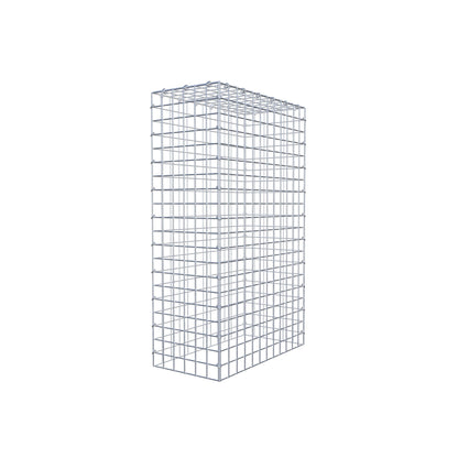 Monteret gabion type 3 100 cm x 60 cm x 30 cm (L x H x D), maskestørrelse 5 cm x 5 cm, C-ring