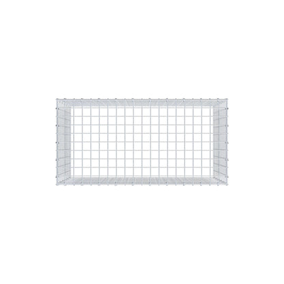 Anbaugabione Typ 3 100 cm x 60 cm x 50 cm (L x H x T), Maschenweite 5 cm x 5 cm, C-Ring