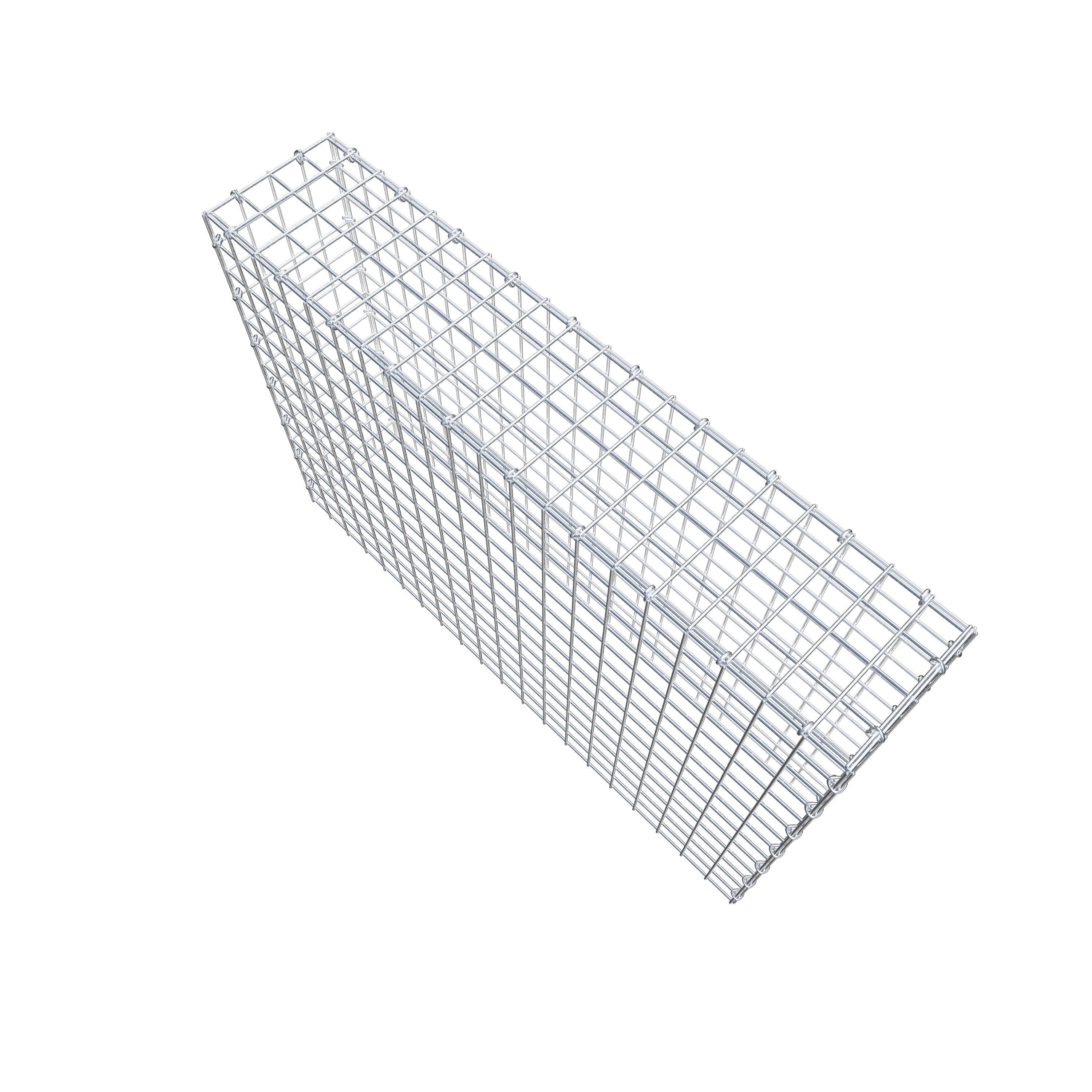 Gabião Tipo 3 100 cm x 70 cm x 20 cm (C x A x P), malhagem 5 cm x 5 cm, anel C