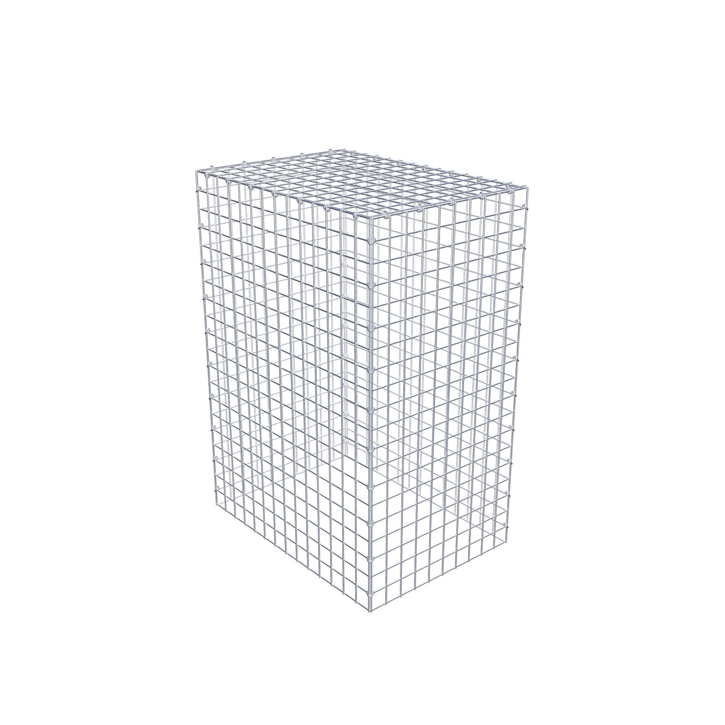 Mounted gabion type 3 100 cm x 70 cm x 50 cm (L x H x D), mesh size 5 cm x 5 cm, C-ring