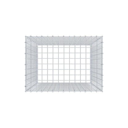Mounted gabion type 3 100 cm x 70 cm x 50 cm (L x H x D), mesh size 5 cm x 5 cm, C-ring