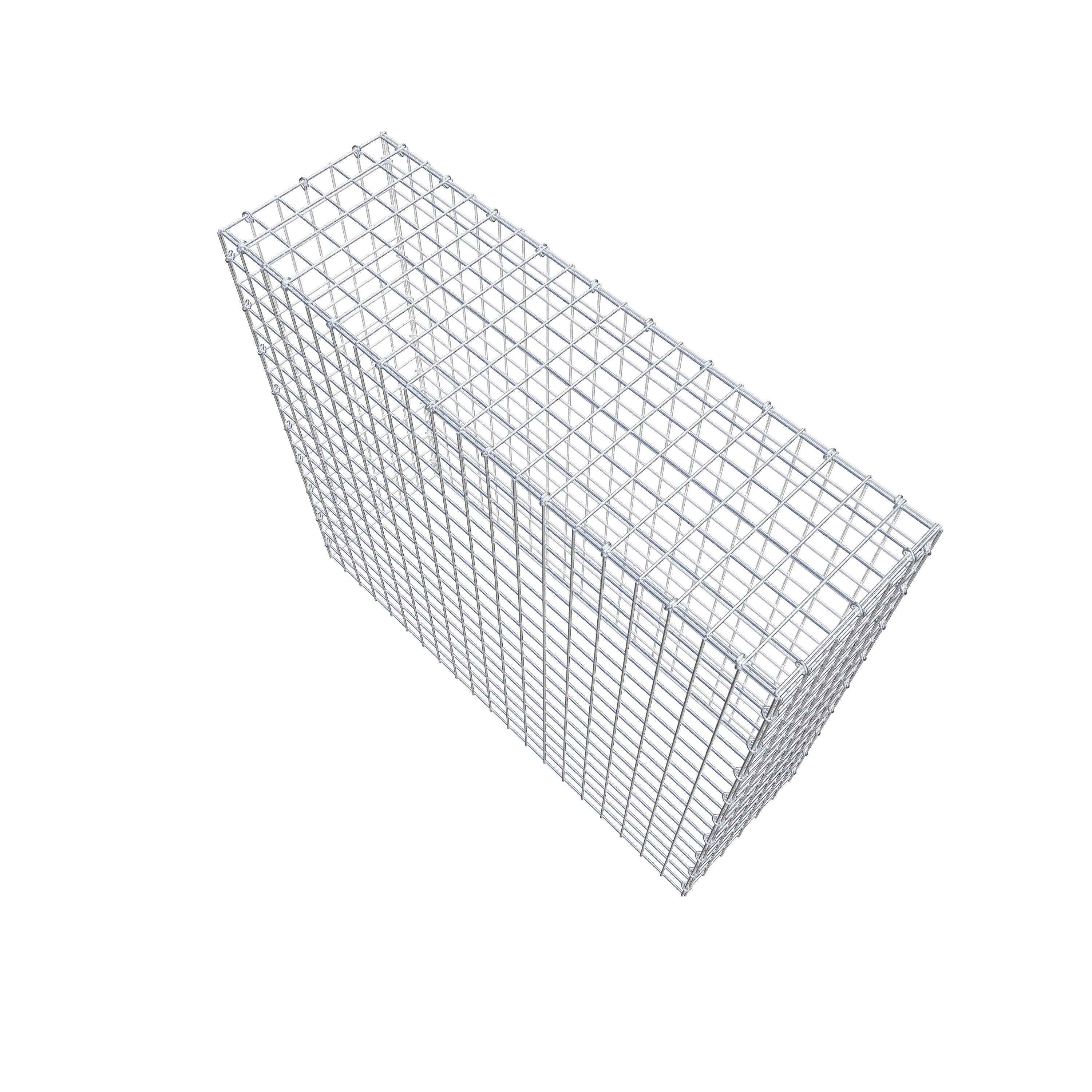 Gabião Tipo 3 100 cm x 90 cm x 30 cm (C x A x P), malhagem 5 cm x 5 cm, anel C