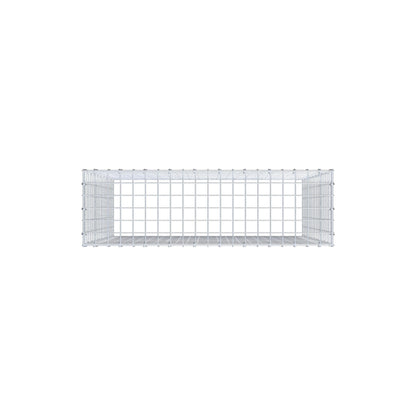 Monteret gabion type 3 100 cm x 100 cm x 30 cm (L x H x D), maskestørrelse 5 cm x 5 cm, C-ring