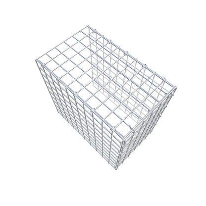 Monteret gabion type 4 50 cm x 50 cm x 30 cm (L x H x D), maskestørrelse 5 cm x 5 cm, C-ring