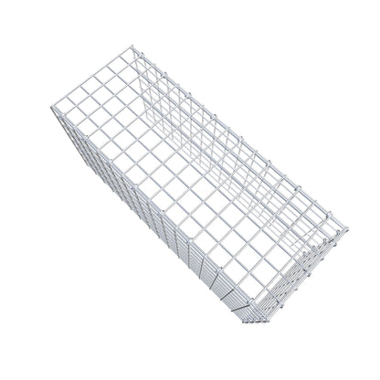 Monteret gabion type 4 80 cm x 40 cm x 30 cm (L x H x D), maskestørrelse 5 cm x 5 cm, C-ring