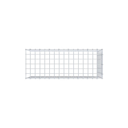 Monteret gabion type 4 80 cm x 40 cm x 30 cm (L x H x D), maskestørrelse 5 cm x 5 cm, C-ring