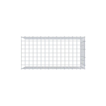 Mounted gabion type 4 80 cm x 40 cm x 40 cm (L x H x D), mesh size 5 cm x 5 cm, C-ring