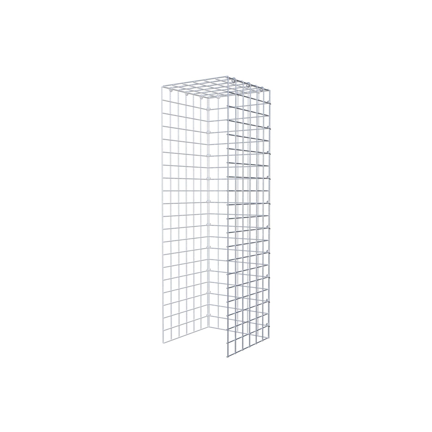 Mounted gabion type 4 100 cm x 30 cm x 30 cm (L x H x D), mesh size 5 cm x 5 cm, C-ring
