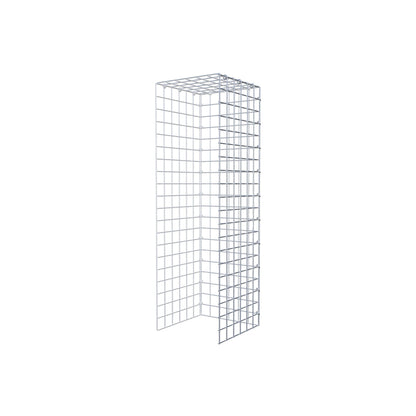 Mounted gabion type 4 100 cm x 30 cm x 30 cm (L x H x D), mesh size 5 cm x 5 cm, C-ring