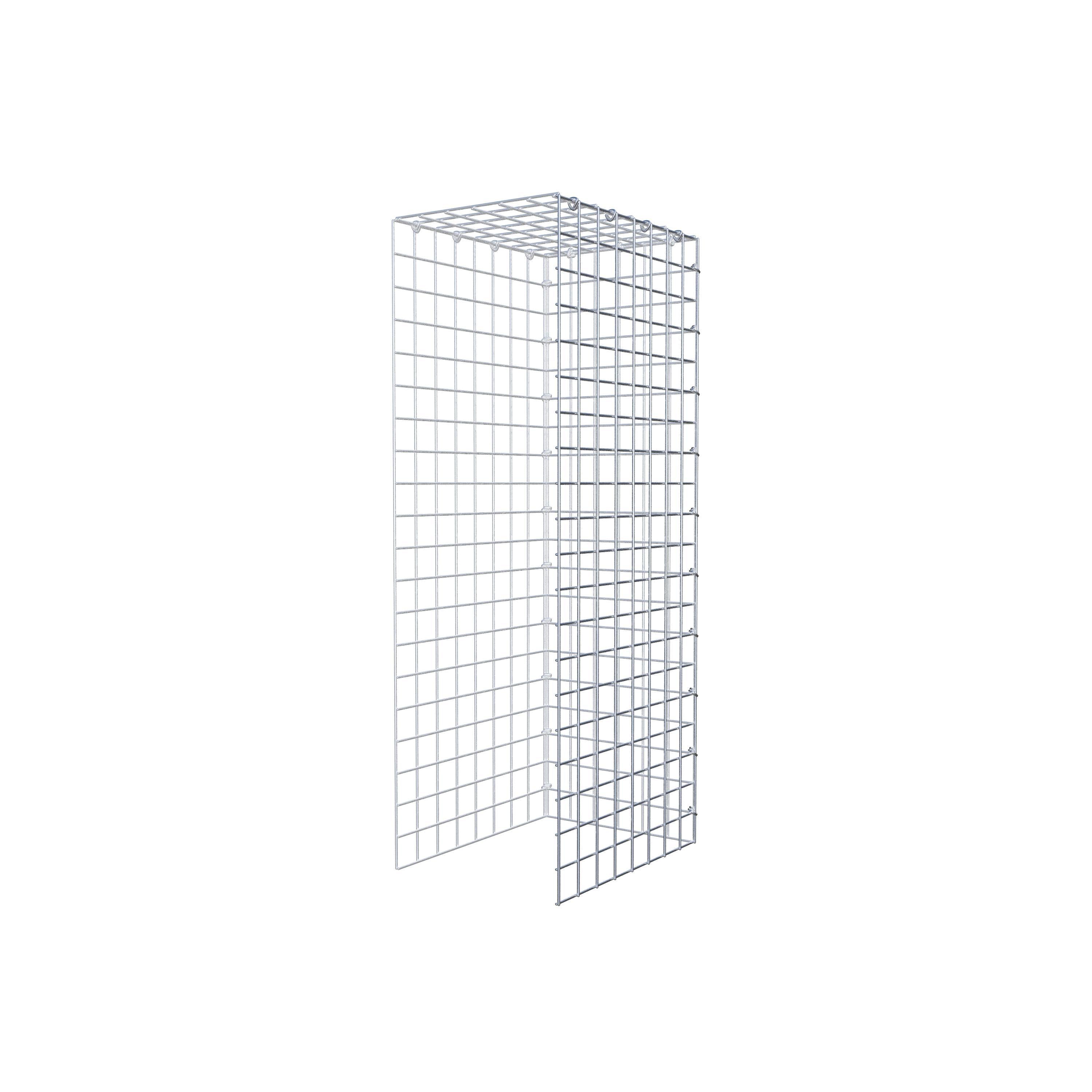 Anbaugabione Typ 4 100 cm x 40 cm x 30 cm (L x H x T), Maschenweite 5 cm x 5 cm, C-Ring