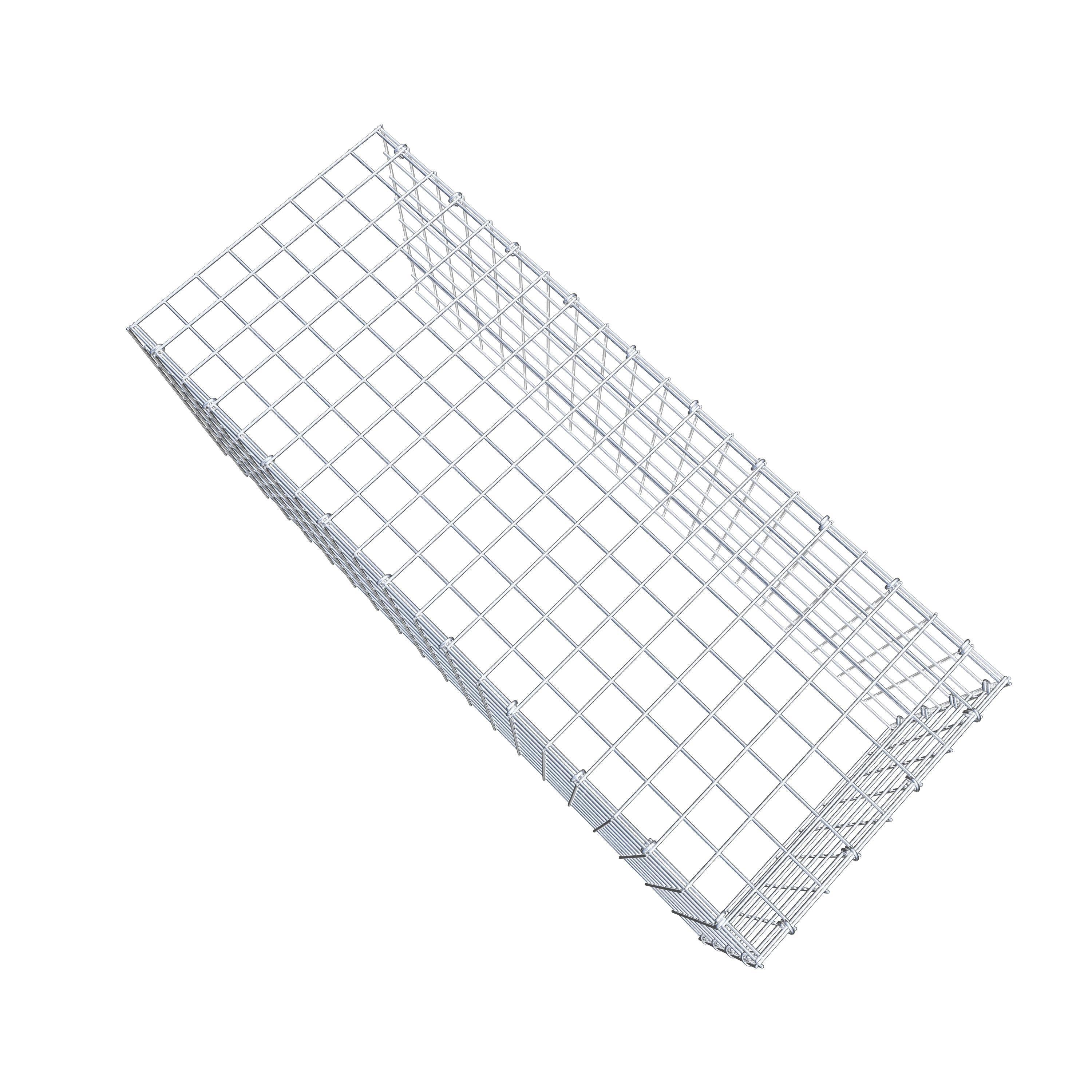 Anbaugabione Typ 4 100 cm x 40 cm x 40 cm (L x H x T), Maschenweite 5 cm x 5 cm, C-Ring