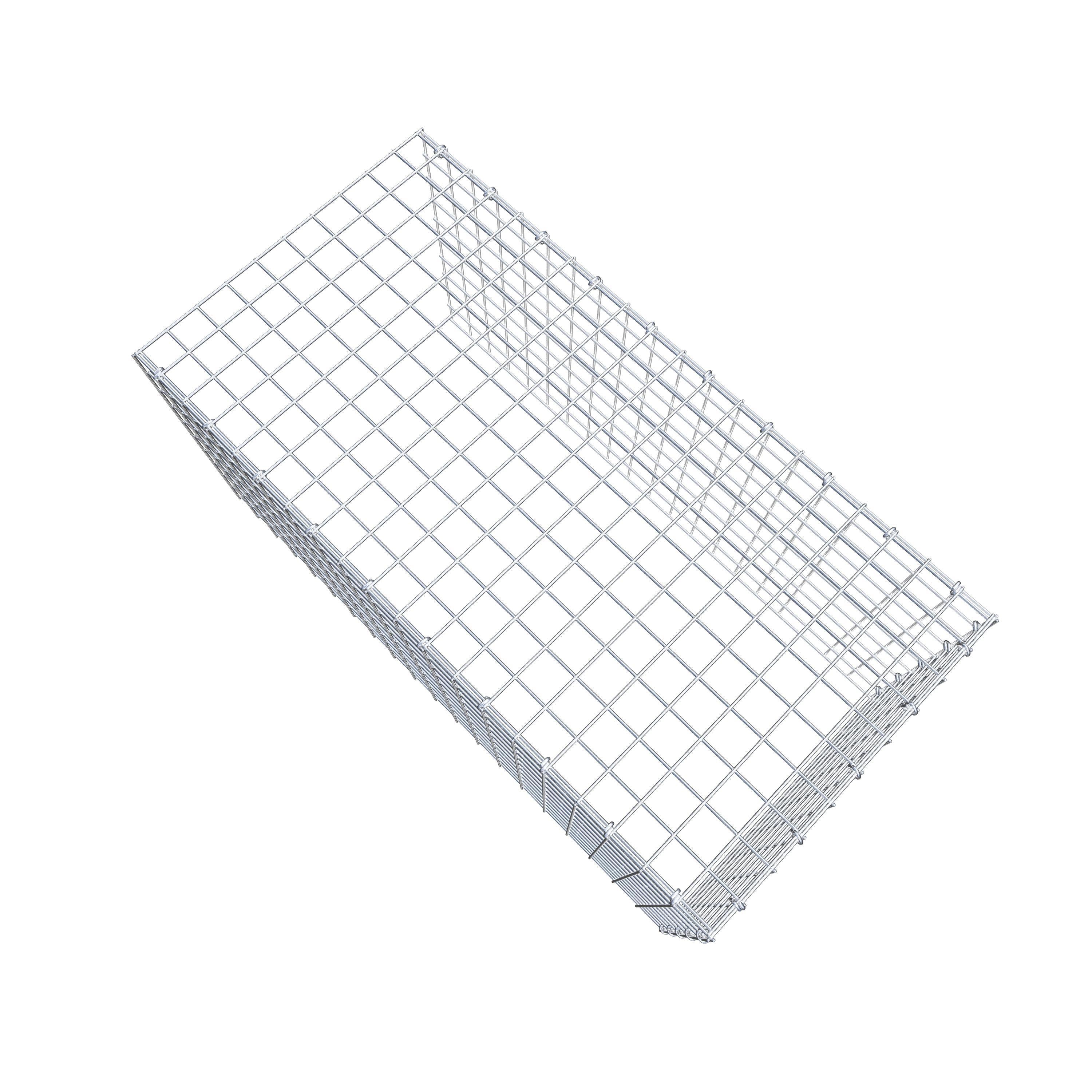 Anbaugabione Typ 4 100 cm x 50 cm x 50 cm (L x H x T), Maschenweite 5 cm x 5 cm, C-Ring