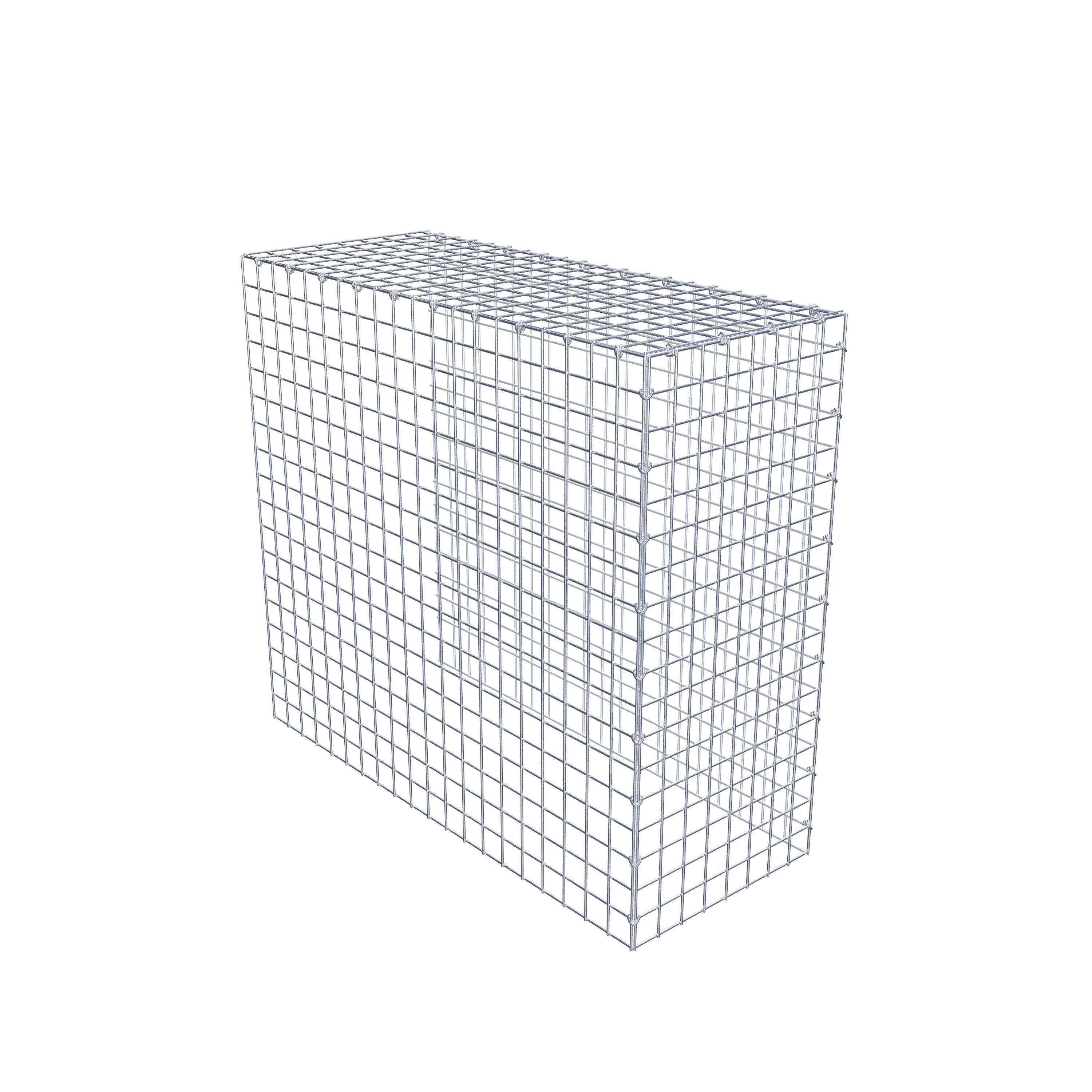 Mounted gabion type 4 100 cm x 90 cm x 40 cm (L x H x D), mesh size 5 cm x 5 cm, C-ring