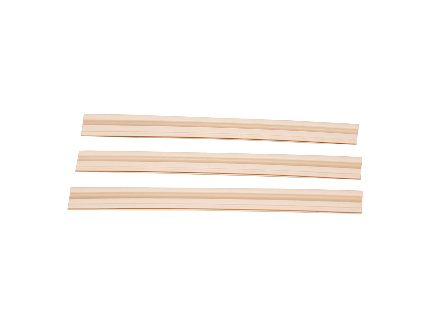 2x bevestigingsclips voor privacyschermstroken beige MW 5 x 20 cm