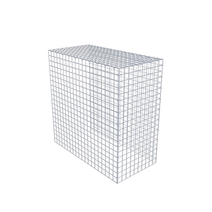 Opbouw schanskorf type 4 100 cm x 100 cm x 50 cm (L x H x D), maaswijdte 5 cm x 5 cm, C-ring