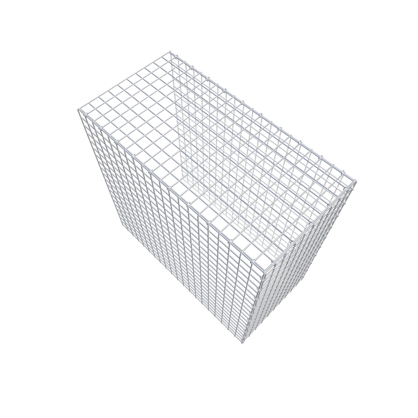 Opbouw schanskorf type 4 100 cm x 100 cm x 50 cm (L x H x D), maaswijdte 5 cm x 5 cm, C-ring