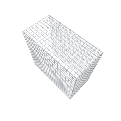 Opbouw schanskorf type 4 100 cm x 100 cm x 50 cm (L x H x D), maaswijdte 5 cm x 5 cm, C-ring