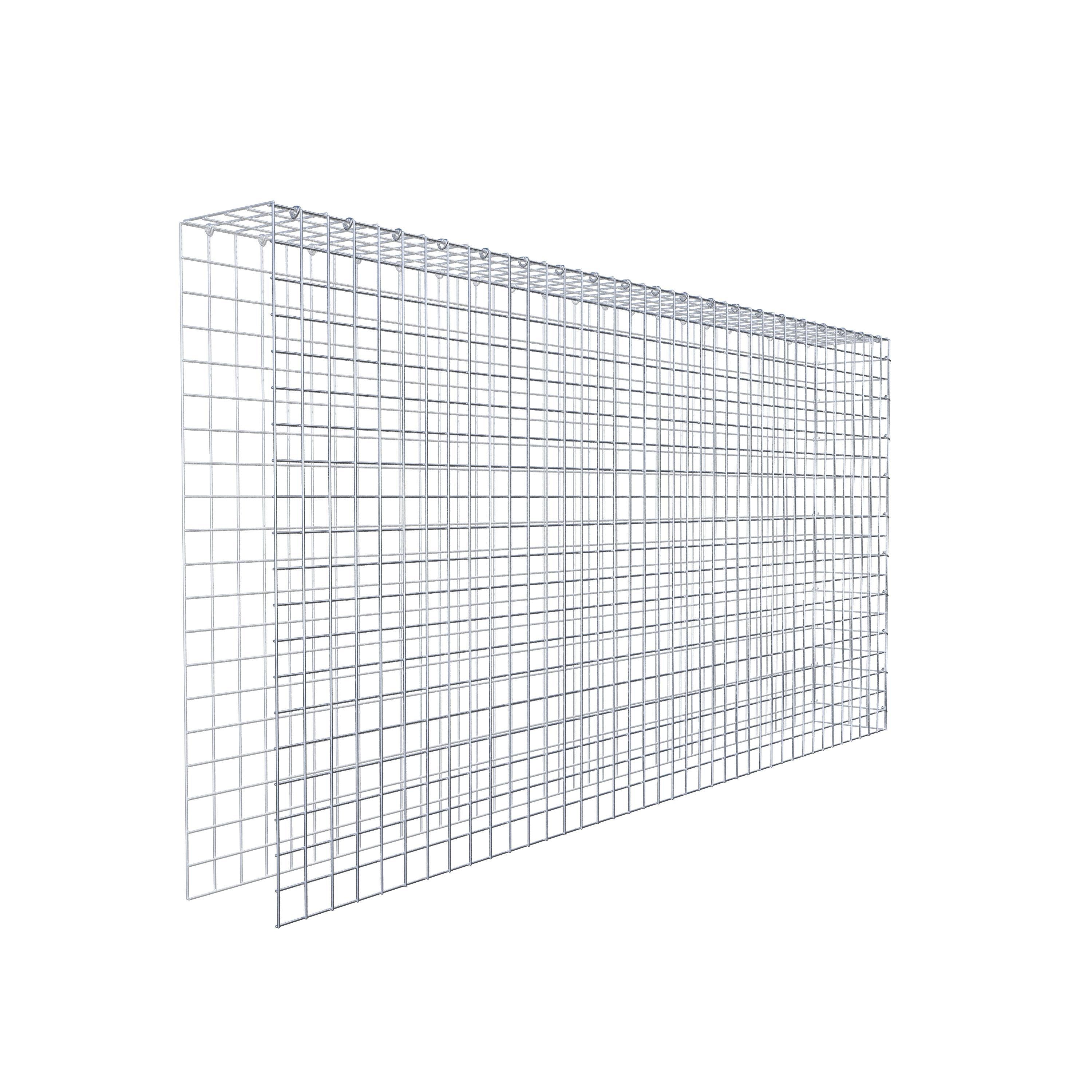 Mounted gabion type 4 200 cm x 100 cm x 20 cm (L x H x D), mesh size 5 cm x 5 cm, C-ring