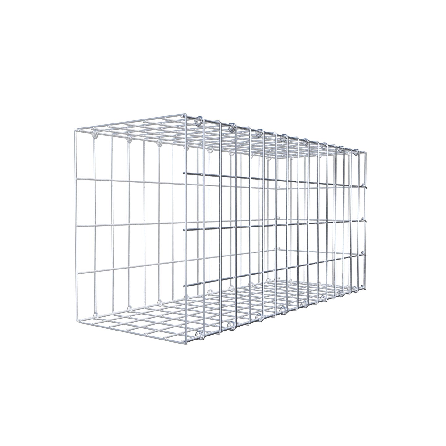 Fourche rapportée type 2 80 cm x 40 cm x 30 cm, mailles 5 cm x 10 cm, anneau en C