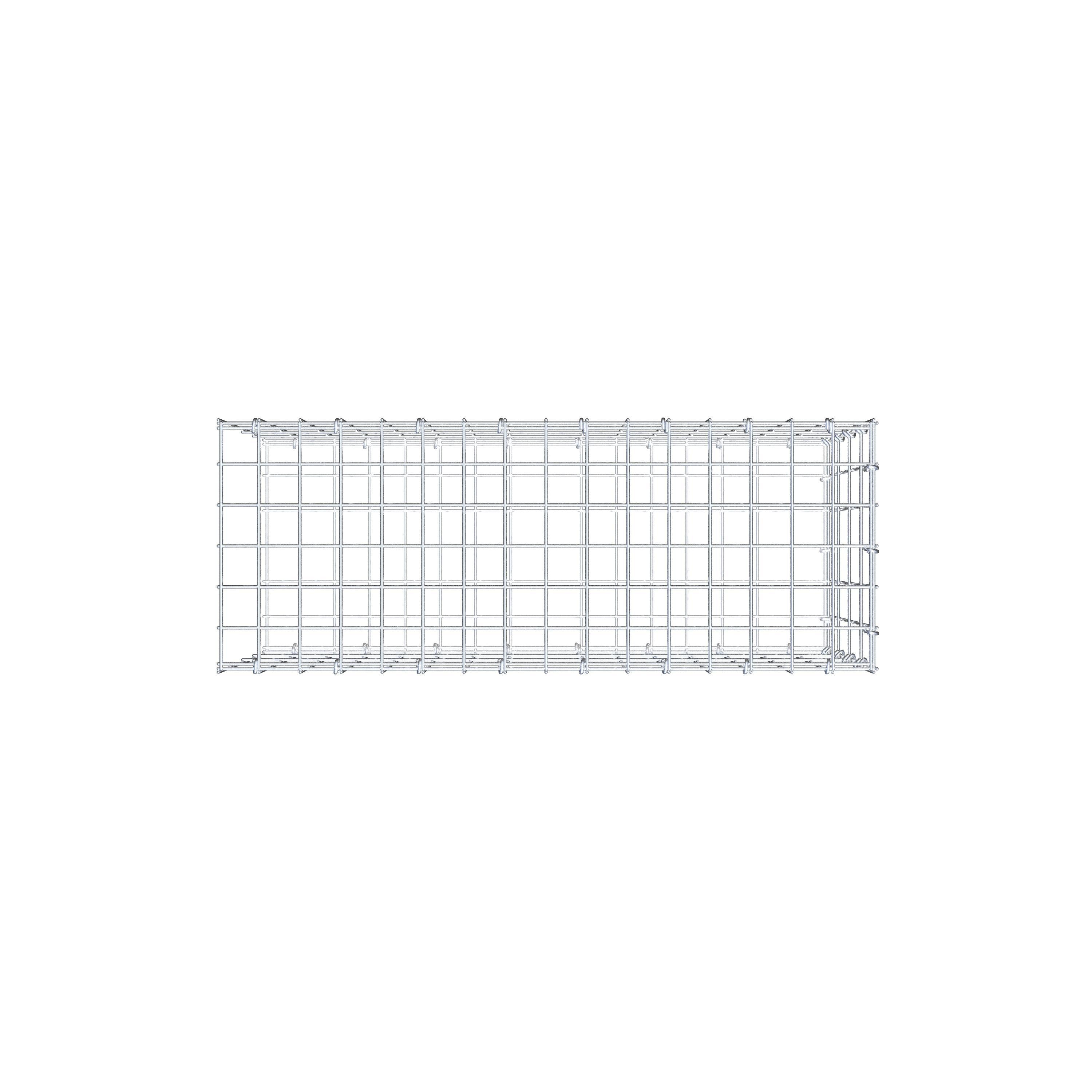 Pile aggiuntivo tipo 2 80 cm x 40 cm x 30 cm, maglia 5 cm x 10 cm, anello a C