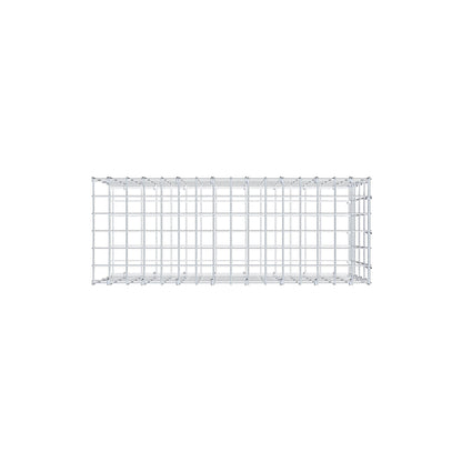 Fourche rapportée type 2 80 cm x 40 cm x 30 cm, mailles 5 cm x 10 cm, anneau en C