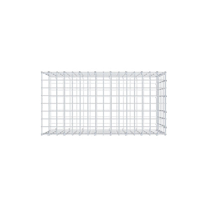 Mounted gabion type 2 80 cm x 40 cm x 40 cm, mesh size 5 cm x 10 cm, C-ring