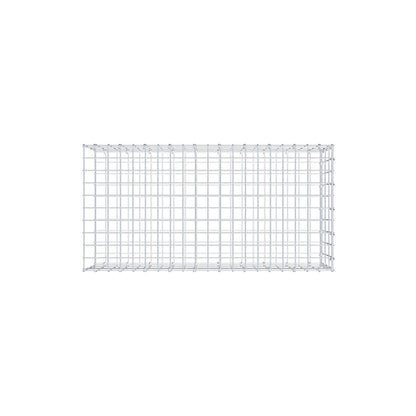 Mounted gabion type 2 100 cm x 30 cm x 50 cm, mesh size 5 cm x 10 cm, C-ring