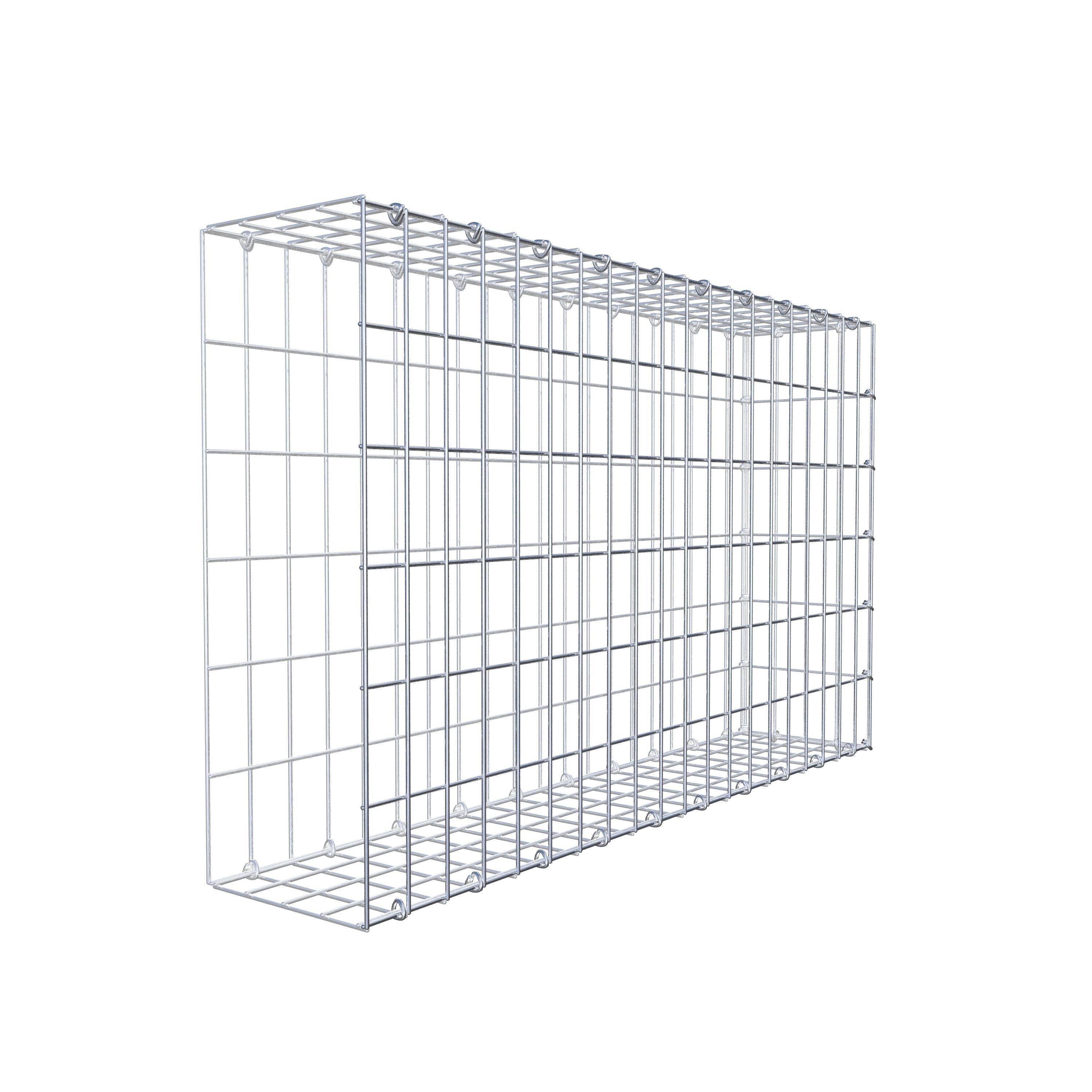 Pila adicional tipo 2 100 cm x 60 cm x 20 cm, malla 5 cm x 10 cm, anillo en C