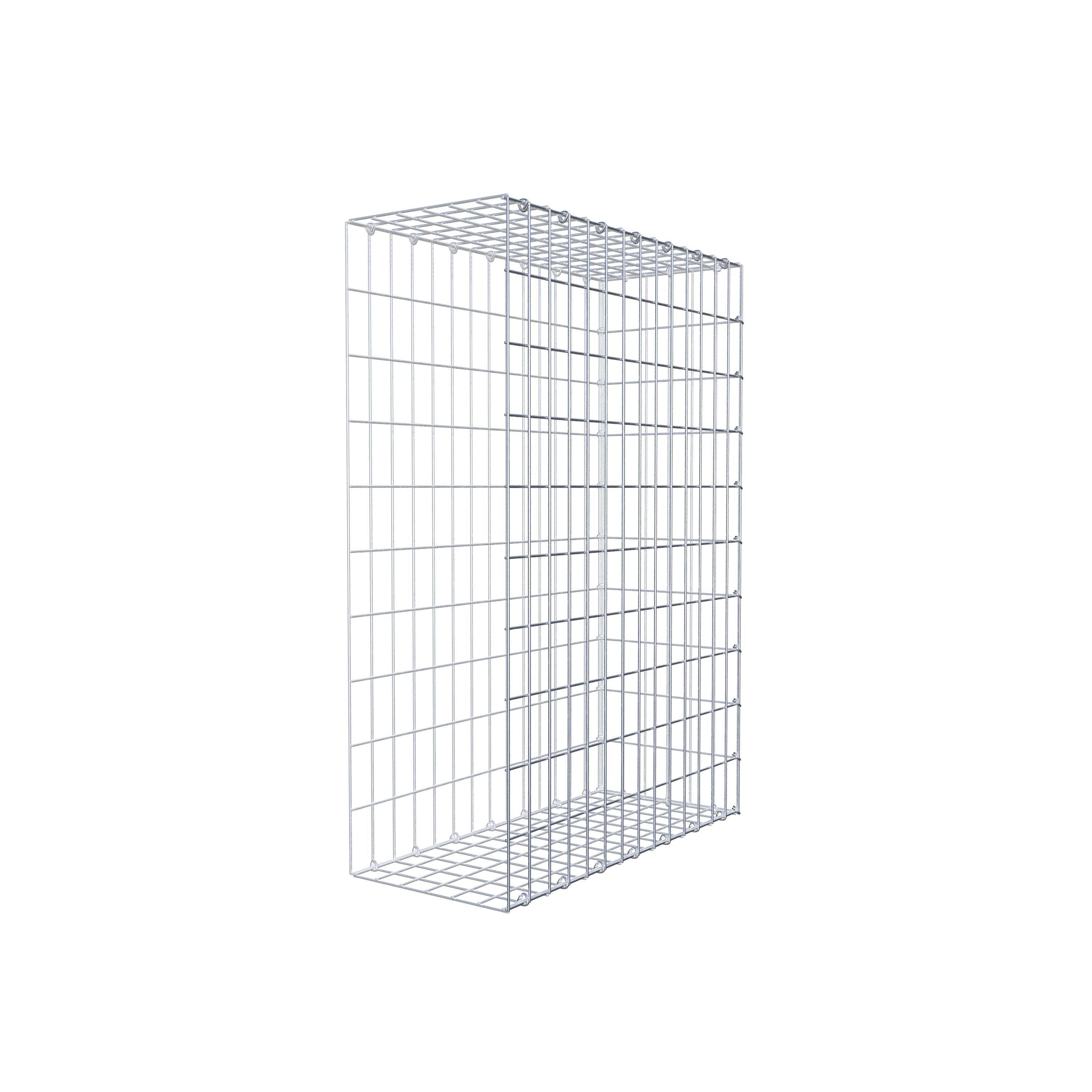 Mounted gabion type 2 100 cm x 70 cm x 30 cm, mesh size 5 cm x 10 cm, C-ring