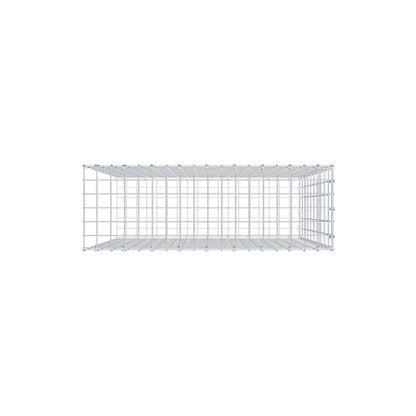 Pile aggiuntivo tipo 2 100 cm x 90 cm x 30 cm, maglia 5 cm x 10 cm, anello a C