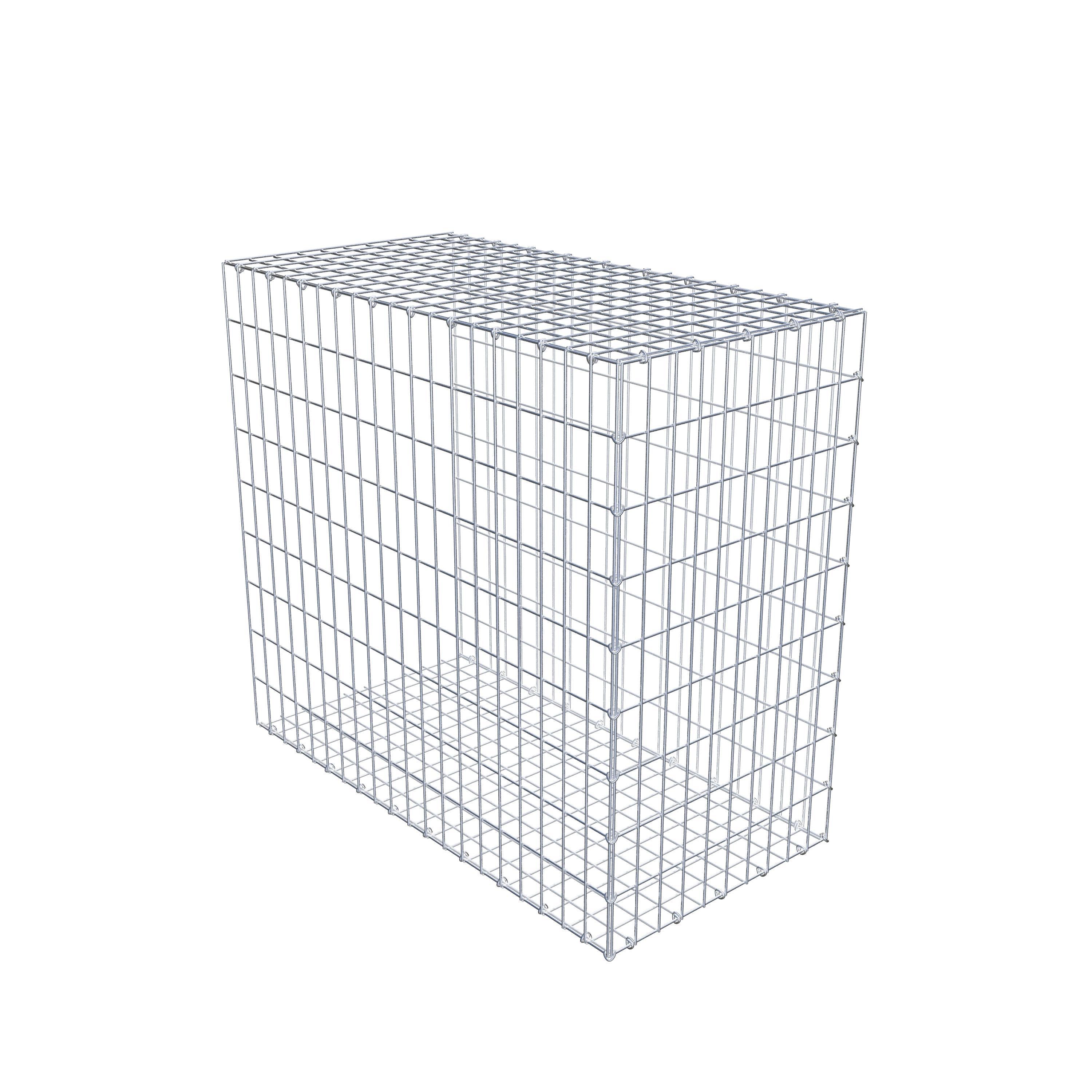 Mounted gabion type 2 100 cm x 90 cm x 50 cm, mesh size 5 cm x 10 cm, C-ring